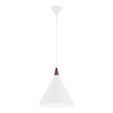 Argon 8631 - Hanglamp aan een koord KEGEL 1xE27/15W/230V wit