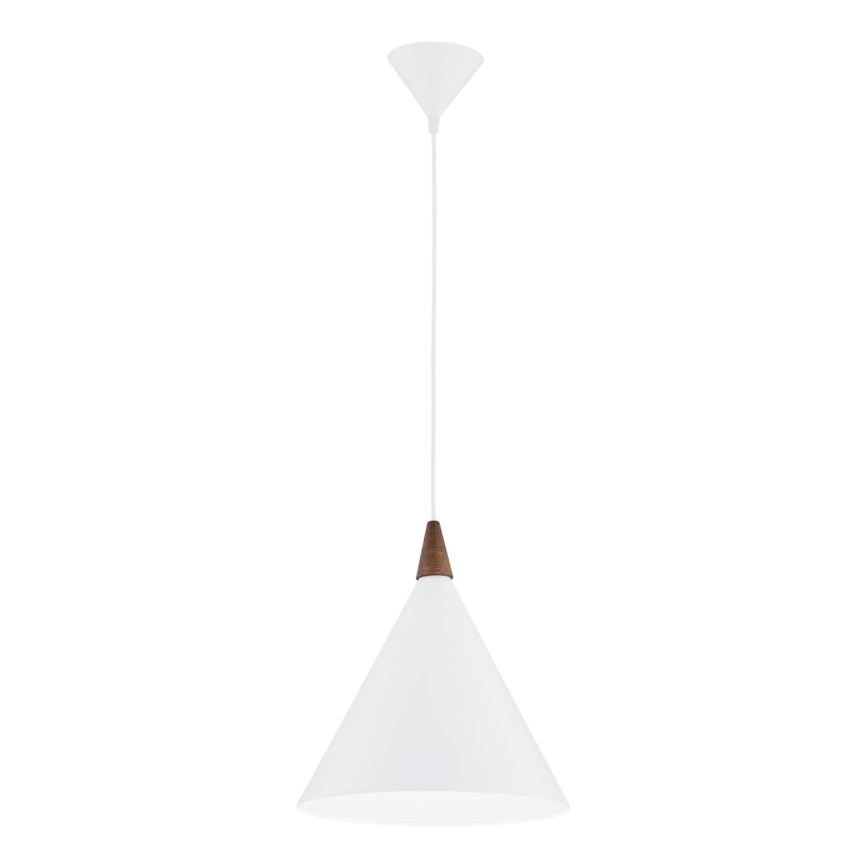 Argon 8631 - Hanglamp aan een koord KEGEL 1xE27/15W/230V wit