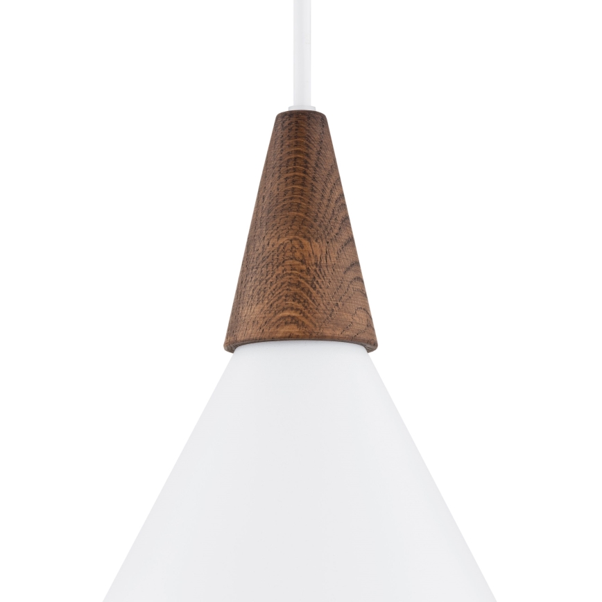 Argon 8631 - Hanglamp aan een koord KEGEL 1xE27/15W/230V wit
