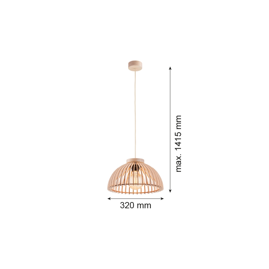 Argon 8633 - Hanglamp aan een koord TRE 1xE27/15W/230V