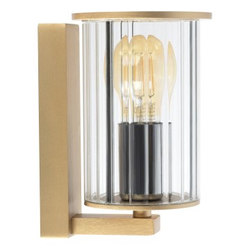 Argon 8752 - Wandlamp voor buiten NORFOLK 1xE27/15W/230V IP44 goud