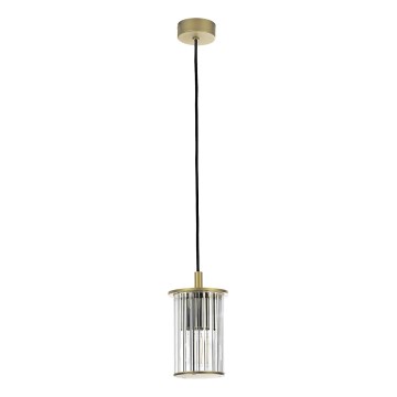 Argon 8755 - Hanglamp aan een koord voor buiten NORFOLK 1xE27/15W/230V IP44 goud