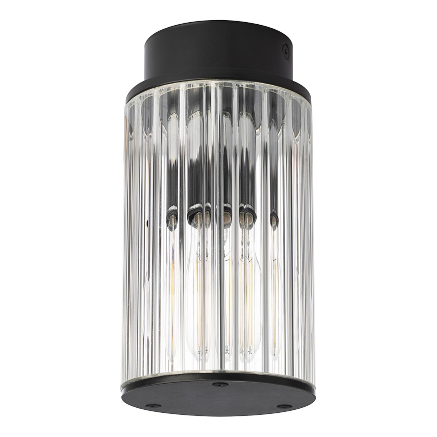 Argon 8773 - Plafondlamp voor buiten NORFOLK 1xE27/15W/230V IP44 zwart