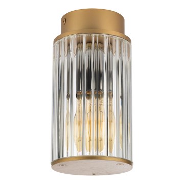 Argon 8774 - Plafondlamp voor buiten NORFOLK 1xE27/15W/230V IP44 goud