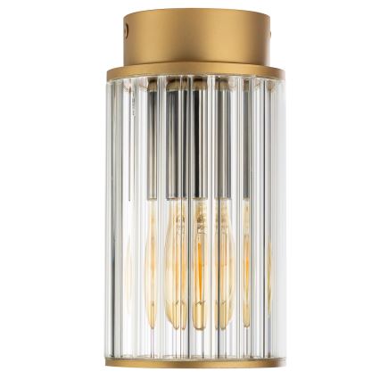 Argon 8774 - Plafondlamp voor buiten NORFOLK 1xE27/15W/230V IP44 goud