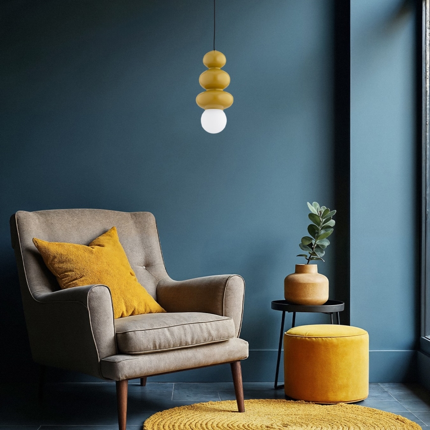 Argon 8787 - Badkamer hanglamp aan een koord ORLANDO PLUS 1xG9/6W/230V IP44 bruin