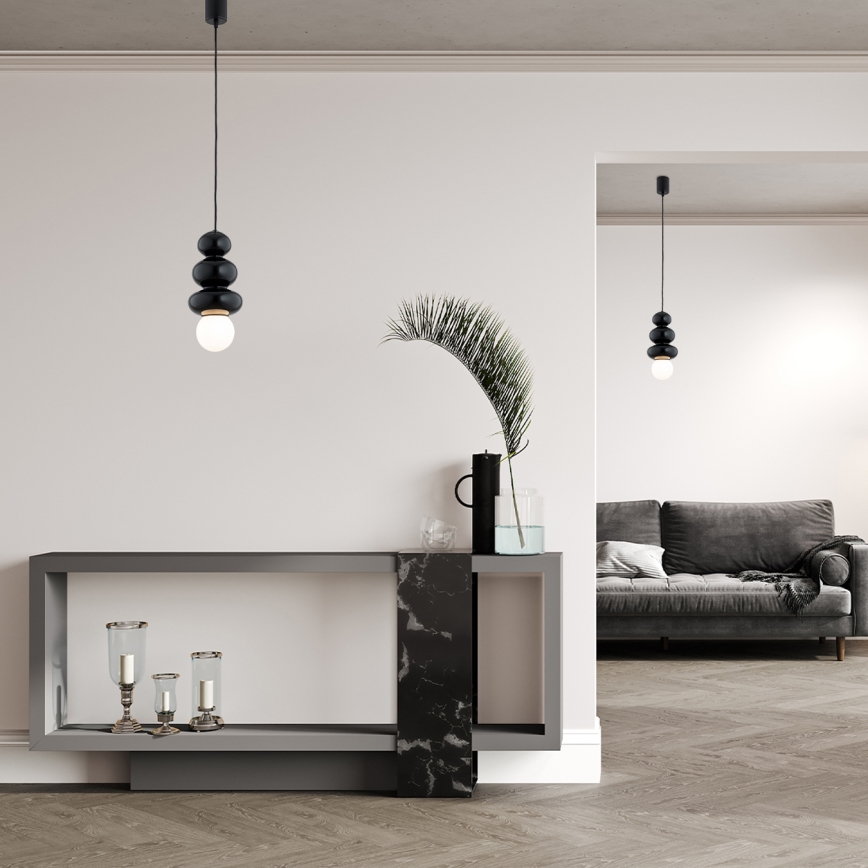 Argon 8788 - Hanglamp voor de badkamer met kabel ORLANDO PLUS 1xG9/6W/230V IP44 zwart