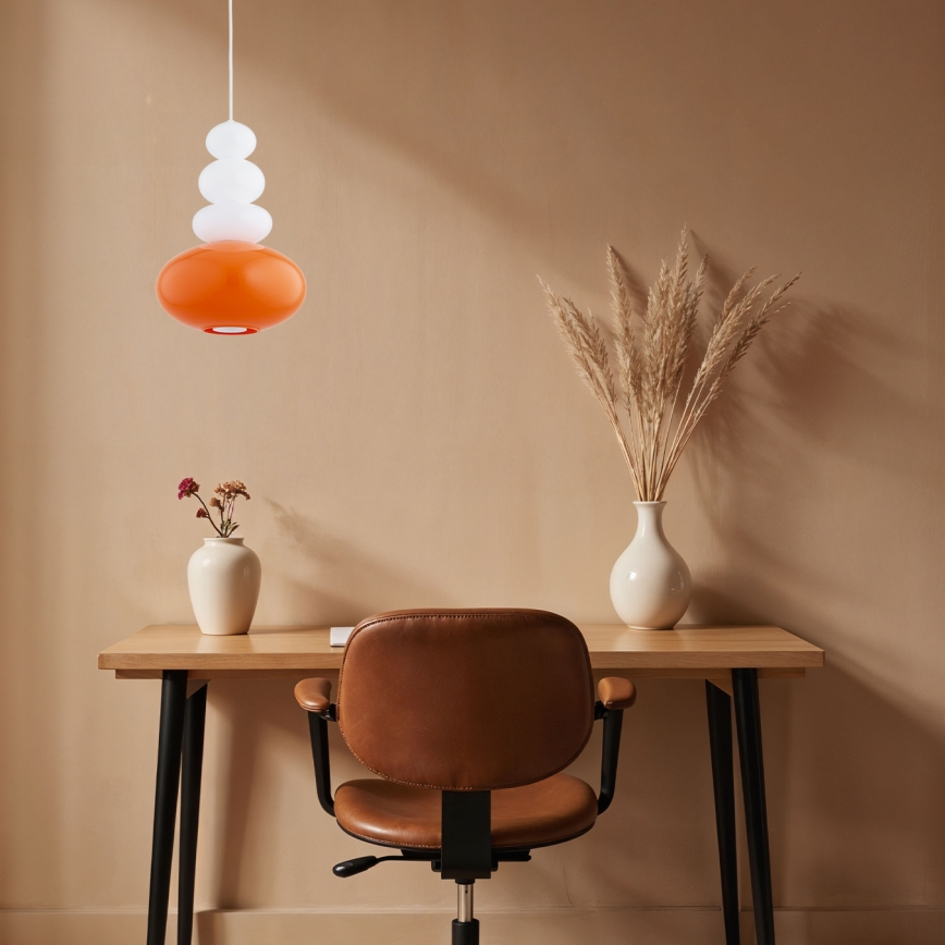 Argon 8822 - Hanglamp aan een koord DIEGO 1xGU10/5W/230V wit/oranje