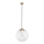 Argon 8828 - Hanglamp aan een koord SACRAMENTO 1xGX53/8W/230V doorzichtig/goud
