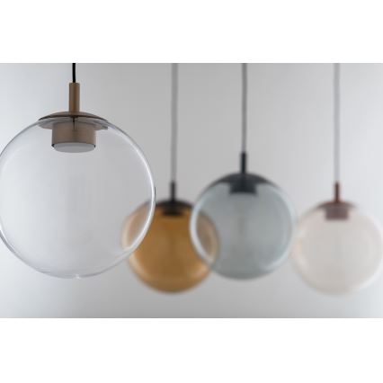 Argon 8828 - Hanglamp aan een koord SACRAMENTO 1xGX53/8W/230V doorzichtig/goud