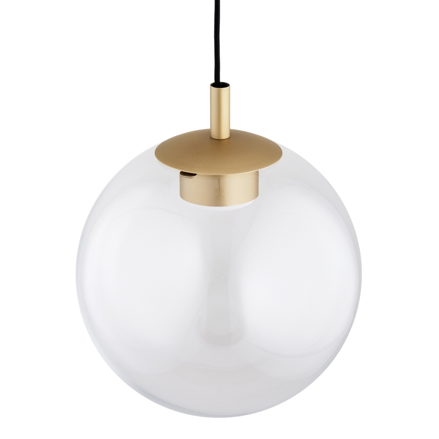 Argon 8828 - Hanglamp aan een koord SACRAMENTO 1xGX53/8W/230V doorzichtig/goud