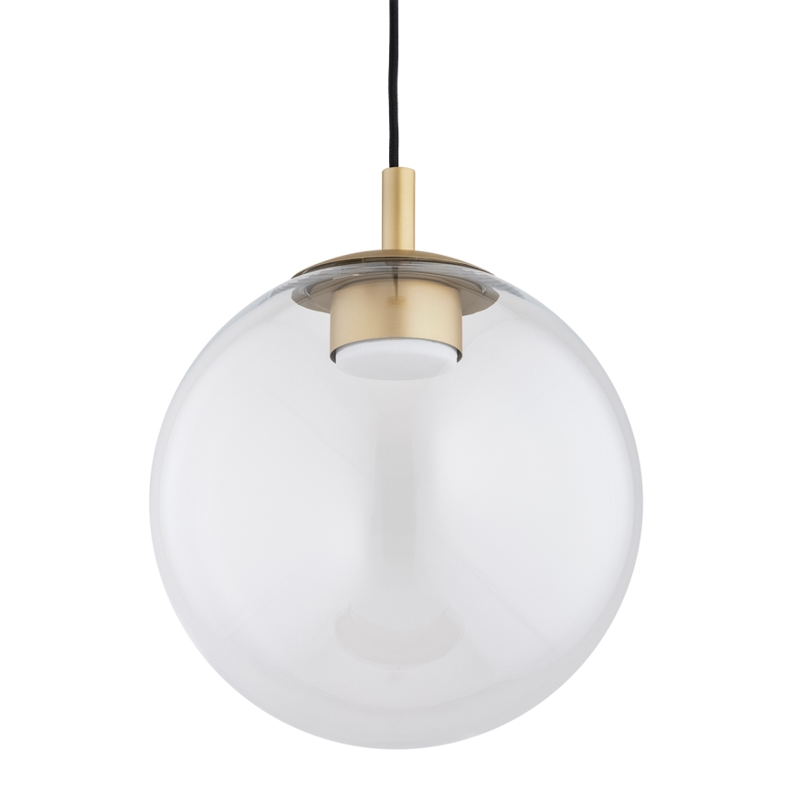 Argon 8828 - Hanglamp aan een koord SACRAMENTO 1xGX53/8W/230V doorzichtig/goud
