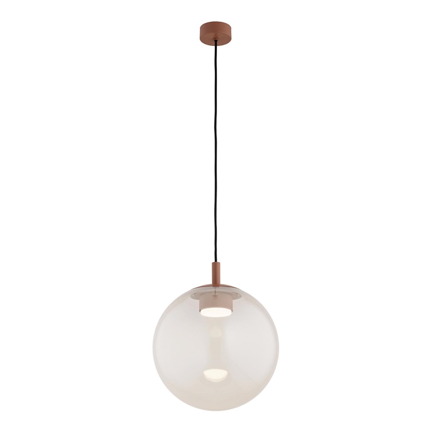 Argon 8829 - Hanglamp aan een koord SACRAMENTO 1xGX53/8W/230V doorzichtig/bruin