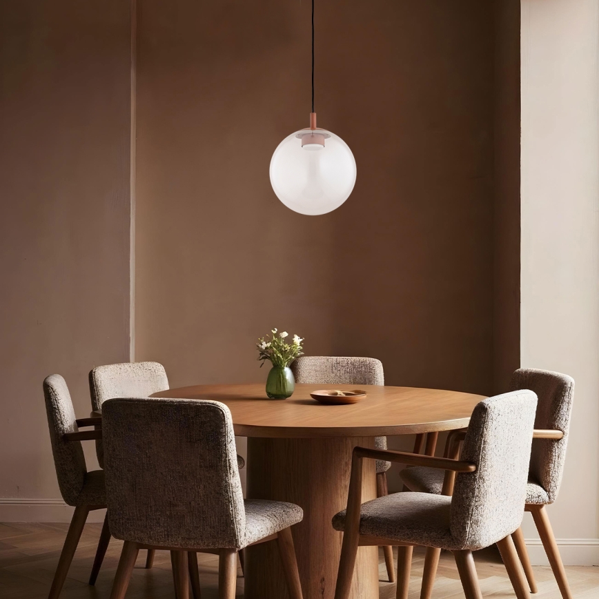 Argon 8829 - Hanglamp aan een koord SACRAMENTO 1xGX53/8W/230V doorzichtig/bruin