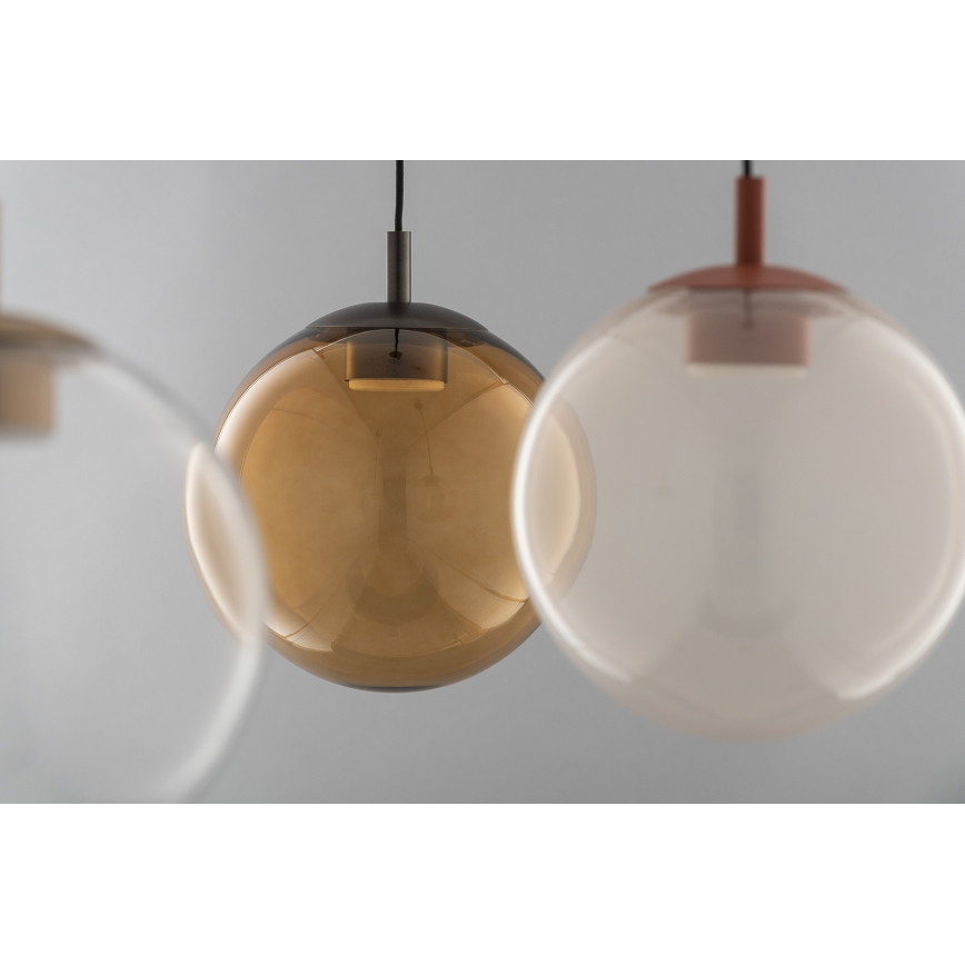 Argon 8829 - Hanglamp aan een koord SACRAMENTO 1xGX53/8W/230V doorzichtig/bruin