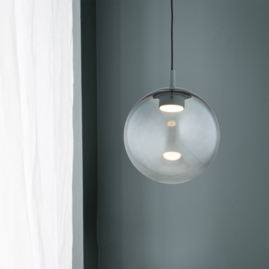 Argon 8830 - Hanglamp aan een koord SACRAMENTO 1xGX53/8W/230V groen/gerookt