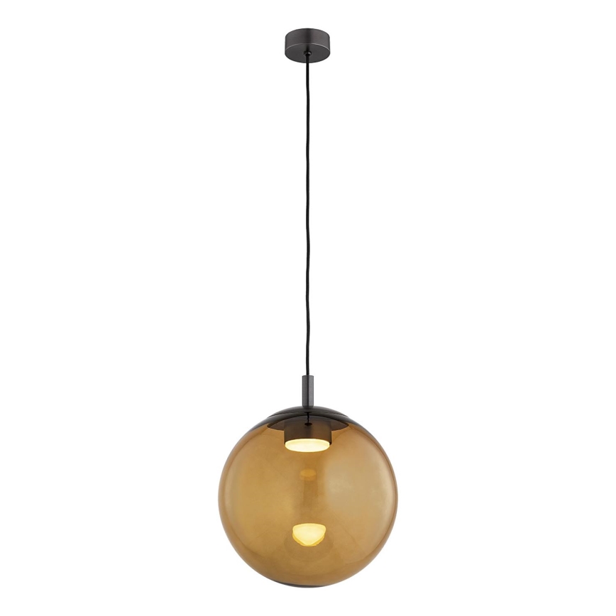 Argon 8831 - Hanglamp aan een koord SACRAMENTO 1xGX53/8W/230V bruin/gerookt