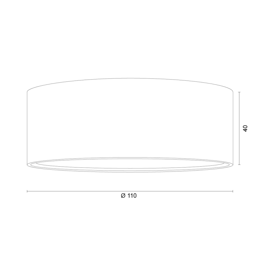Argon 8904 - Plafondlamp ELORA 1xGX53/7W/230V Ø 11 cm paars
