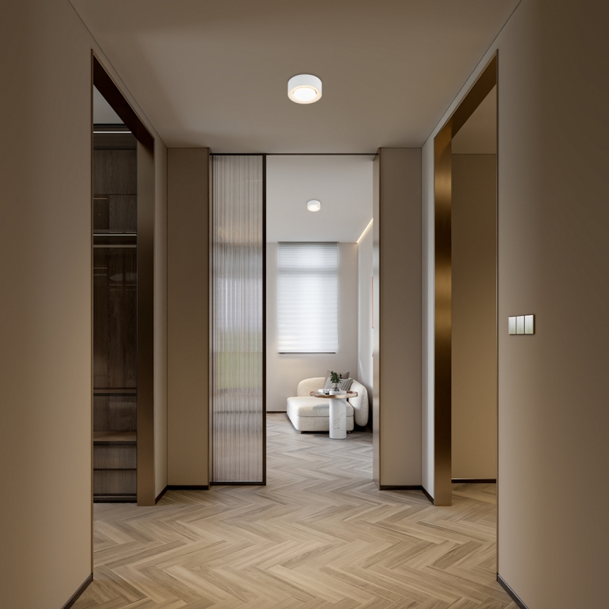 Argon 8915 - Plafondlamp ELORA 1xGX53/7W/230V Ø 11 cm wit