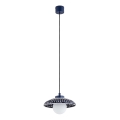 Argon 8948 - Hanglamp aan kabel BOLL 1xG9/6W/230V blauw