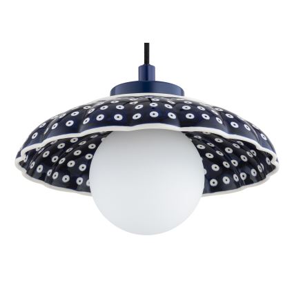 Argon 8948 - Hanglamp aan kabel BOLL 1xG9/6W/230V blauw