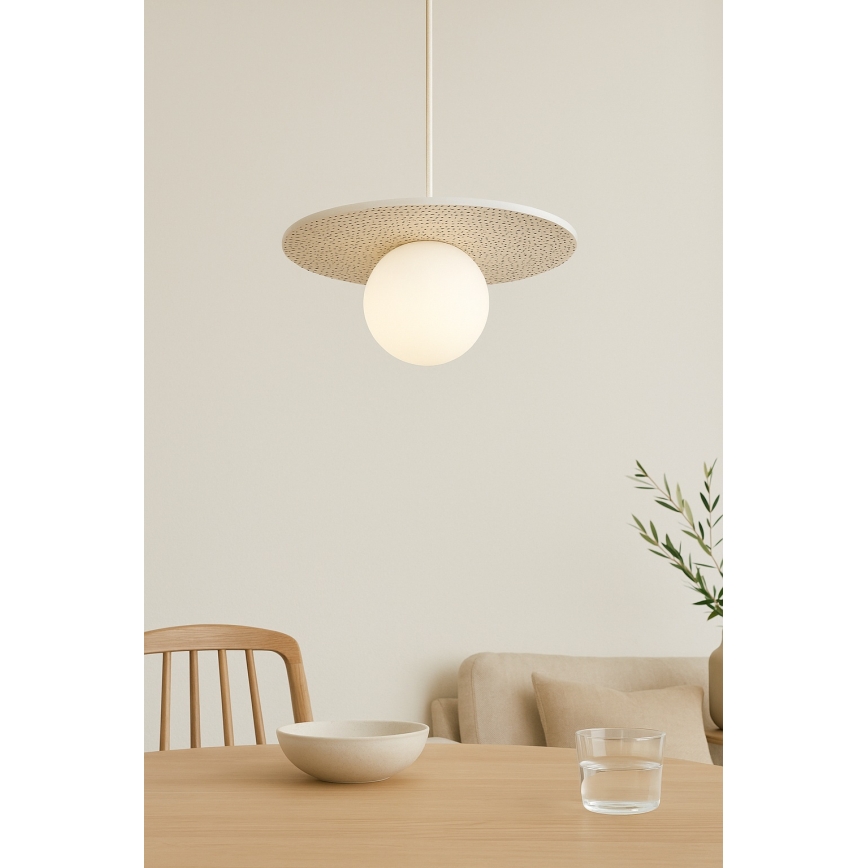 Argon 8949 - Hanglamp aan snoer BOLL 1xG9/6W/230V wit