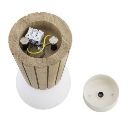 Argon 8973 - Plafondlamp voor badkamer VOLANTE 1xG9/6W/230V IP44 Ø 12 cm beige