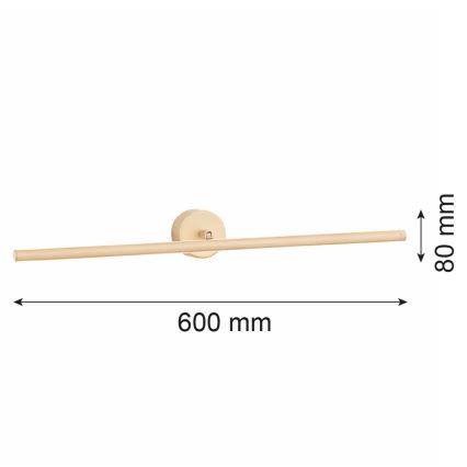 Argon 8994 - LED-schilderijlamp MIRI LED/10,8W/230V 3000K 60 cm beige