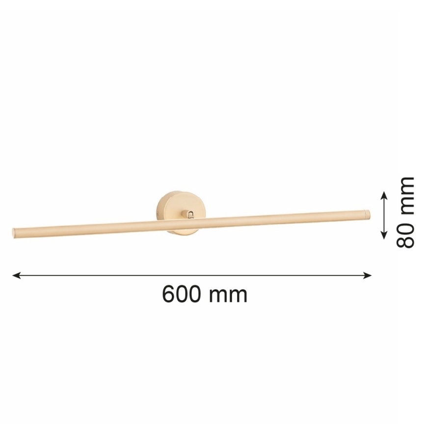 Argon 8994 - LED-schilderijlamp MIRI LED/10,8W/230V 3000K 60 cm beige