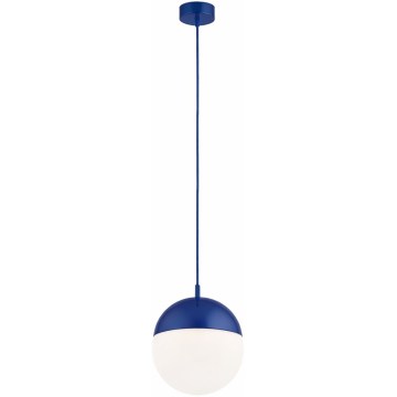 Argon 9000 - Buitenhanglamp aan kabel LIV 1xE27/15W/230V IP44 blauw