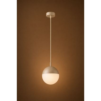 Argon 9001 - Buitenpendel aan snoer LIV 1xE27/15W/230V IP44 beige
