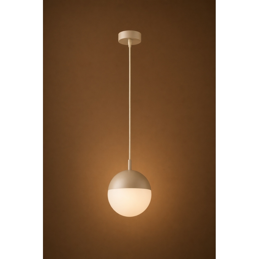 Argon 9001 - Buitenpendel aan snoer LIV 1xE27/15W/230V IP44 beige