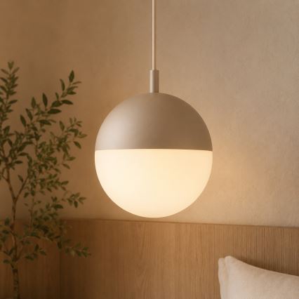 Argon 9001 - Buitenpendel aan snoer LIV 1xE27/15W/230V IP44 beige
