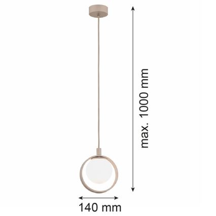 Argon 9003 - Kabelhanglamp SATUROS 1xG9/6W/230V