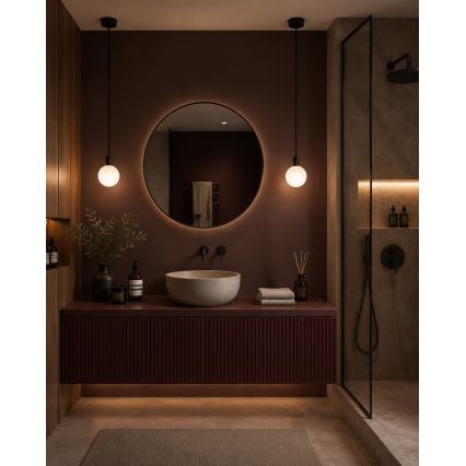 Argon 9005 - Buitenhanglamp aan snoer ORE 1xG9/6W/230V IP44 zwart
