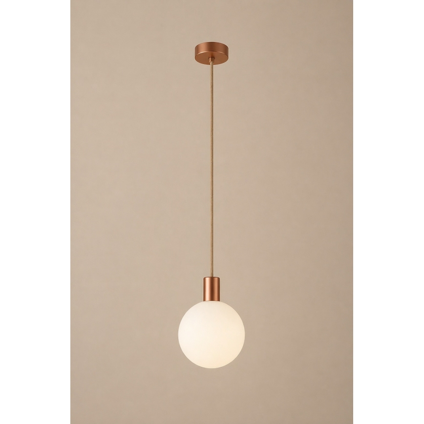 Argon 9006 - Buitenhanglamp aan kabel ORE 1xG9/6W/230V IP44 koperen