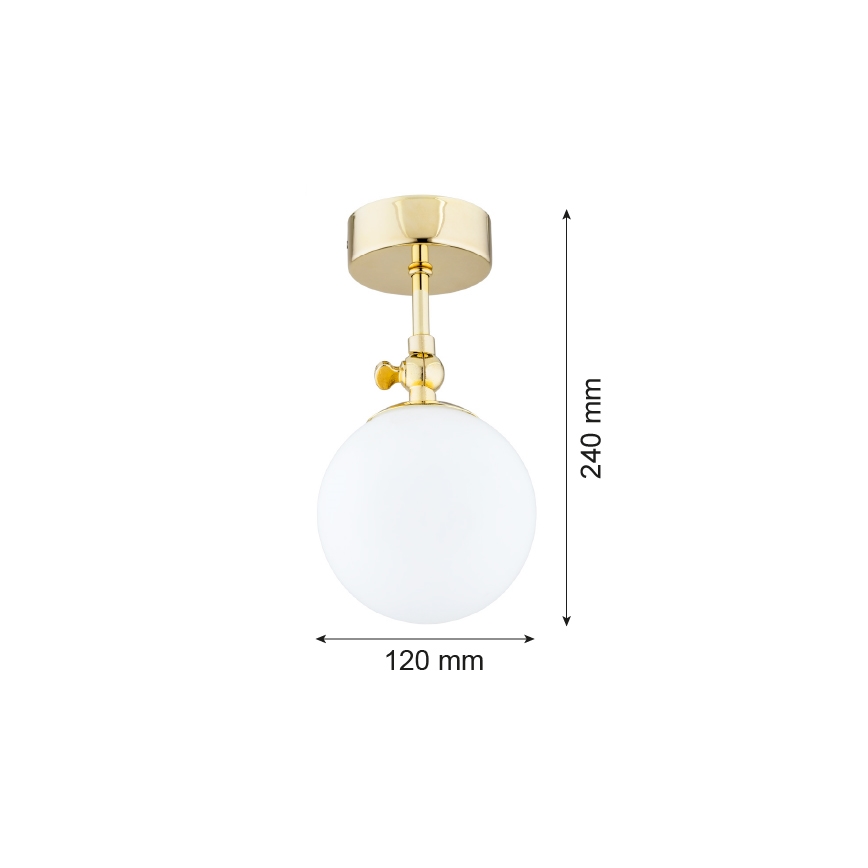 Argon - Badkamer hanglamp met vaste pendel LATINA 1x E14 / 40W / 230V IP44
