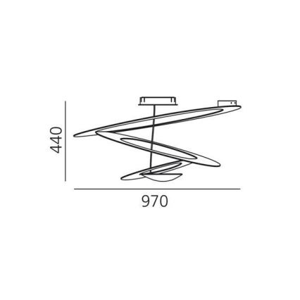 Artemide 1242010A - Plafondlamp PIRCE 1xR7s/11W/230V wit