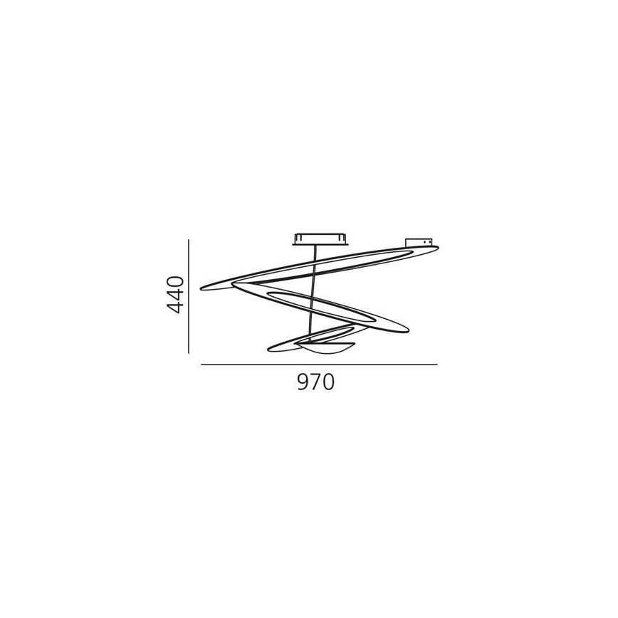 Artemide 1242010A - Plafondlamp PIRCE 1xR7s/11W/230V wit