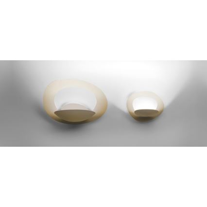 Artemide 1248020A - Dimbare LED wandverlichting PIRCE LED/27W/230V 3000K goud