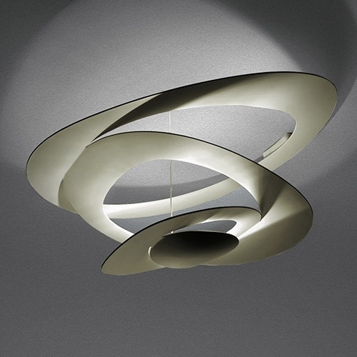 Artemide 1253120A - Dimbare LED Plafondlamp PIRCE LED/44W/230V 3000K goud