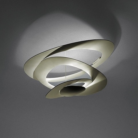 Artemide 1255120A - Dimbare LED plafondlamp PIRCE LED/44W/230V 3000K goud