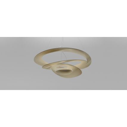 Artemide 1256120A - Dimbare LED hanglamp aan een koord PIRCE LED/44W/230V 3000K goud