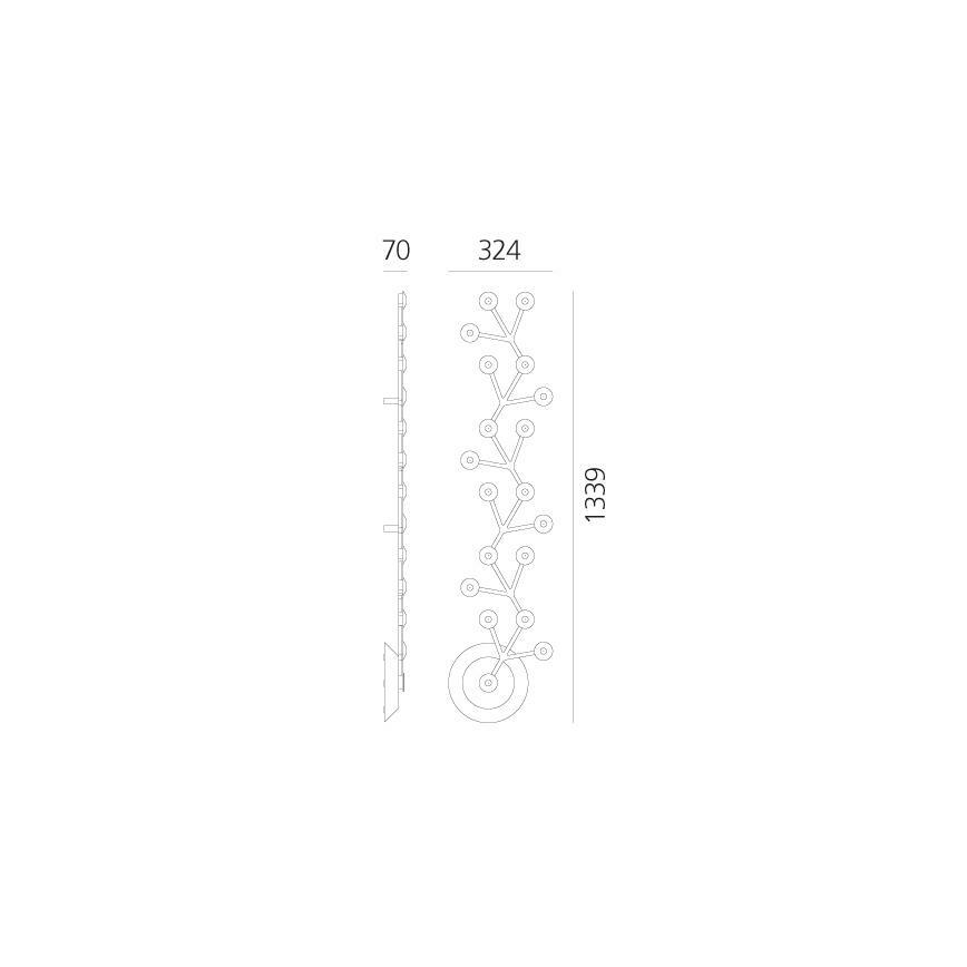 Artemide 1596050APP - Dimbare LED plafondlamp NET LED/45W/230V 3000K