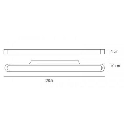 Artemide AR 1917010A - LED-wandlamp TALO 120 LED/51W/230V