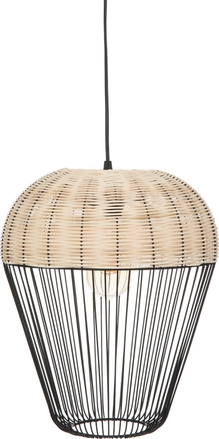 Atmosphera - Hanglamp aan een koord ANEA 1xE27/40W/230V rotan