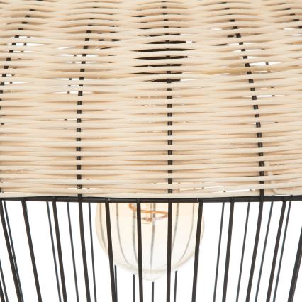 Atmosphera - Hanglamp aan een koord ANEA 1xE27/40W/230V rotan