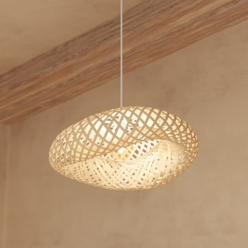 Atmosphera - Hanglamp aan een koord BEDDY 1xE27/40W/230V bamboe