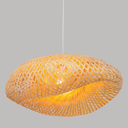 Atmosphera - Hanglamp aan een koord BEDDY 1xE27/40W/230V bamboe