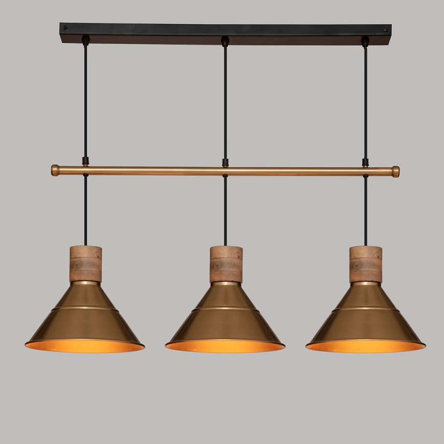 Atmosphera - Hanglamp aan een koord BOTA 3xE27/25W/230V